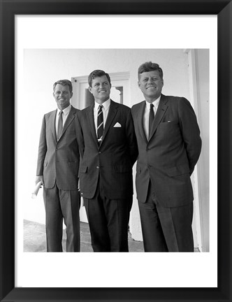 Framed Robert Ted John Kennedy Print