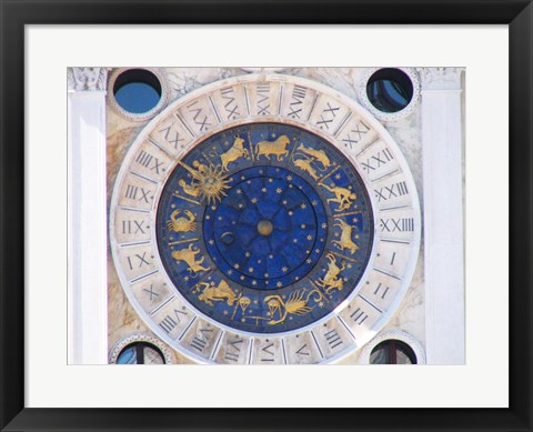 Framed St Marks Venice Clock Print