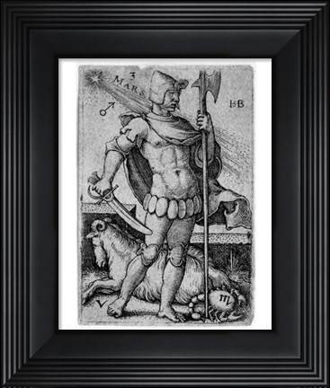 Framed Seven Planets - Aries Print