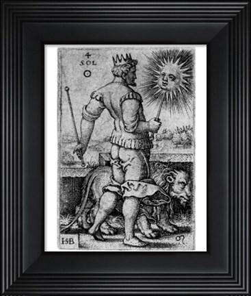 Framed Seven Planets - Leo Print