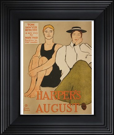 Framed Tom Sawyer, Detective Novel Print