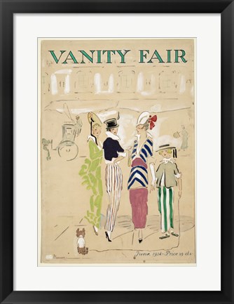 Framed Vanity Fair June 1914 Print