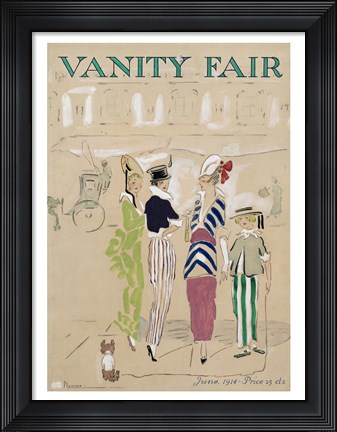 Framed Vanity Fair June 1914 Cover Print