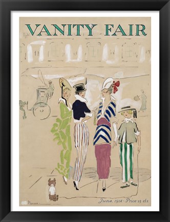 Framed Vanity Fair June 1914 Cover Print