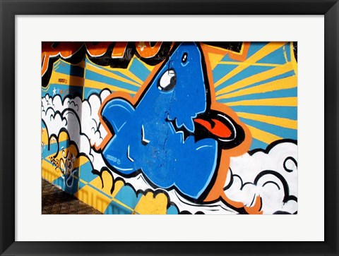 Framed Vitoria - Graffiti &amp; Murals Print