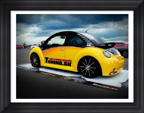 Framed VW New Beetle Tuning 2 Print