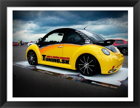 Framed VW New Beetle Tuning 2 Print