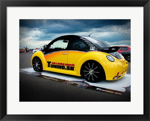 Framed VW New Beetle Tuning 2 Print