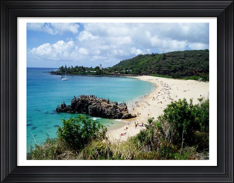 Framed Waimea Bay Print