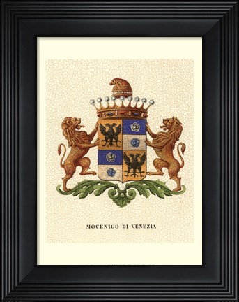 Framed Stately Heraldry IV Print