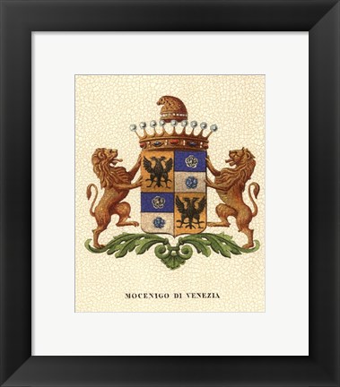 Framed Stately Heraldry IV Print