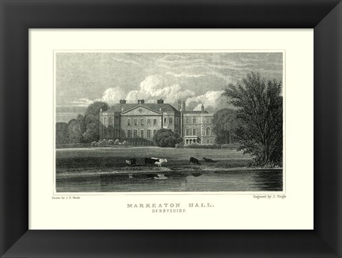 Framed Markeaton Hall Print