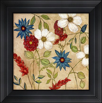 Framed Cottage Garden II Print