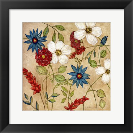 Framed Cottage Garden II Print