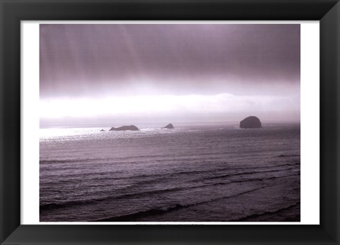 Framed California Coast I Print