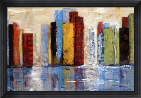 Framed City of Colors Print