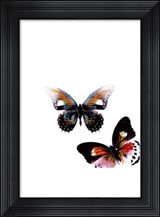 Framed Butterflies Dance VI Print