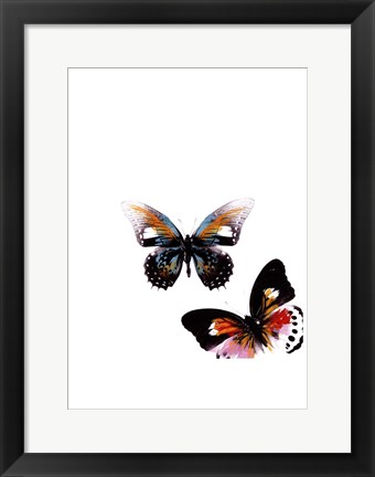 Framed Butterflies Dance VI Print