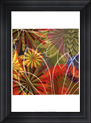 Framed Fluoresce IV Print