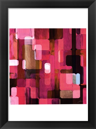 Framed Modular Tiles IV Print