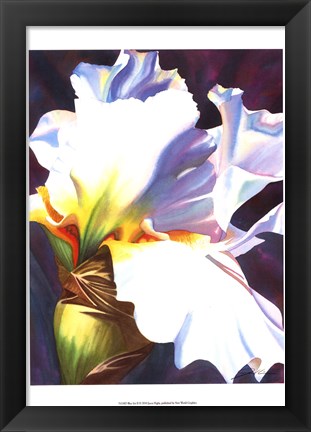 Framed Blue Iris II Print