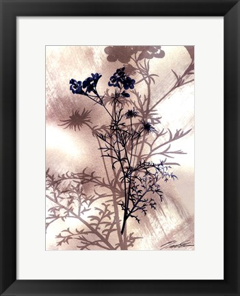 Framed Indigo Bloom I Print