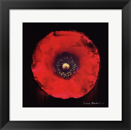 Framed Vibrant Flower VII Print