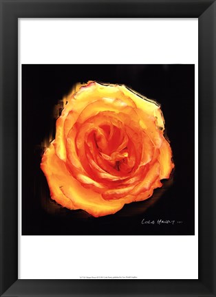 Framed Vibrant Flower II Print