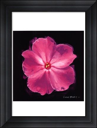 Framed Vibrant Flower III Print