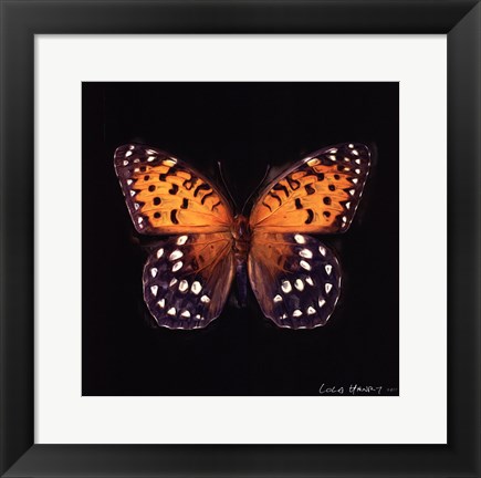 Framed Techno Butterfly IV Print