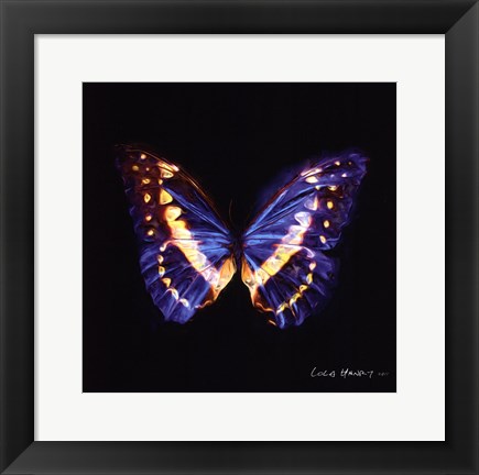 Framed Techno Butterfly II Print