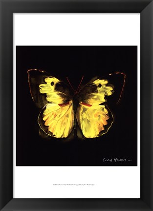 Framed Techno Butterfly I Print