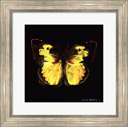 Framed Techno Butterfly I Print