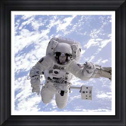 Framed Michael Gernhardt in Space During STS-69 in 1995 Print