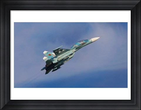Framed Su-27UBM Radom 2009 Print