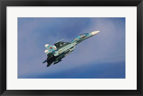 Framed Su-27UBM Radom 2009 Print