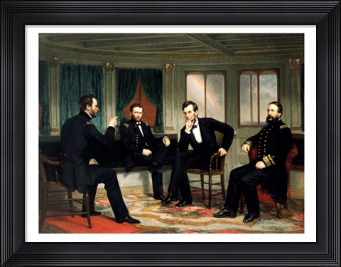 Framed Peacemakers 1868 Print