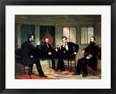 Framed Peacemakers 1868 Print