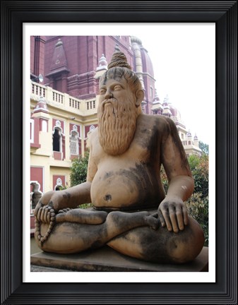 Framed Yogi Sculpture Print