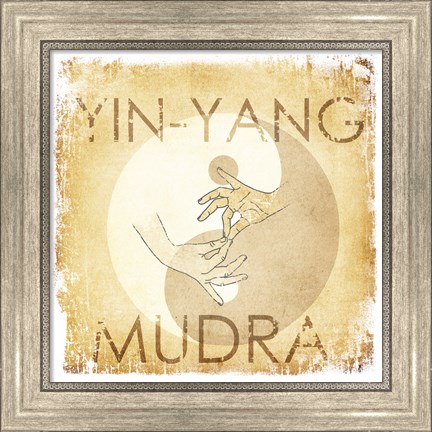 Framed Yin-Yang Mudra Print