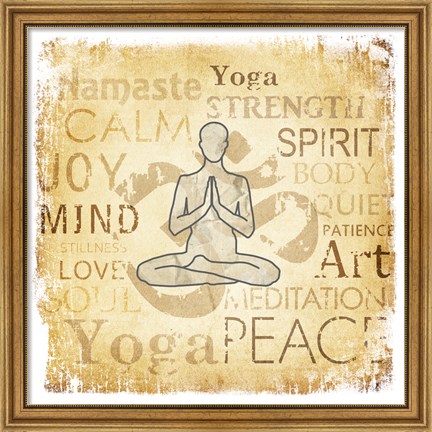 Framed Namaste Print