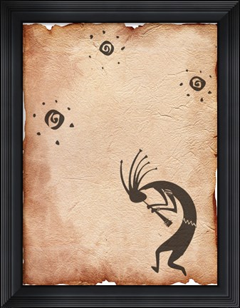 Framed Kokopelli Print