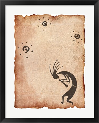 Framed Kokopelli Print