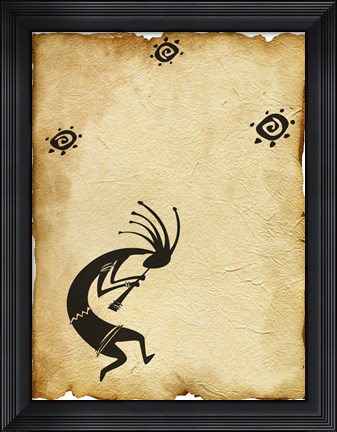 Framed Kokopelli II Print