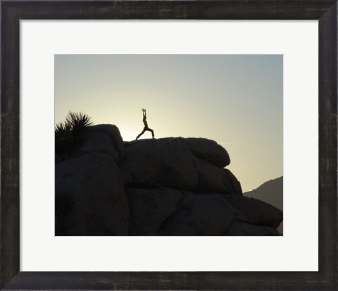 Framed Joshua Tree - Yoga Warrior Print