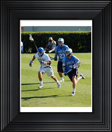 Framed UNC Duke Lacrosse Print
