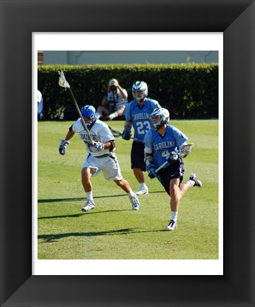 Framed UNC Duke Lacrosse Print