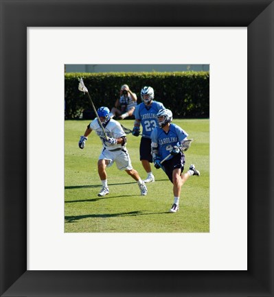 Framed UNC Duke Lacrosse Print