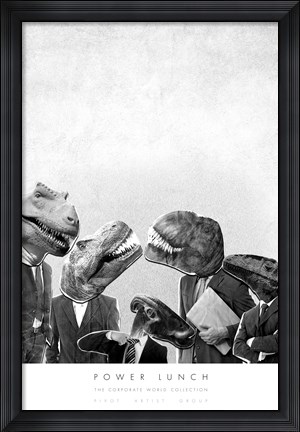 Framed Power Lunch Print