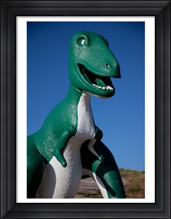 Framed T-Rex Sculpture Print